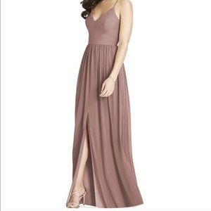 Dessy bridesmaid dress in sienna